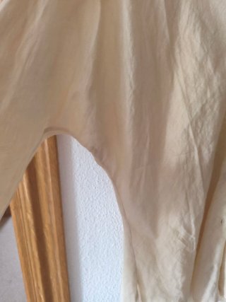Camisa Lino Massimo Dutti Beige Mujer
