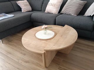 Mesa centro redonda madera CARLOW