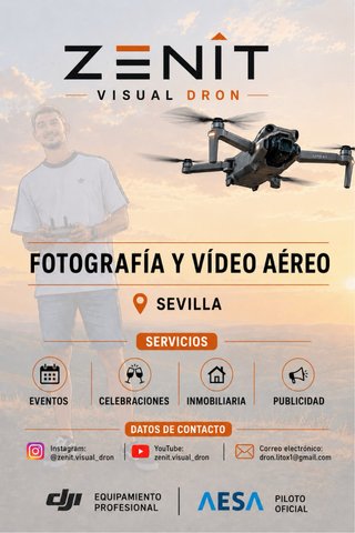 Fotografía y vídeo aéreo con dron.