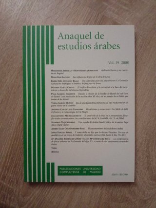 Anaquel de Estudios Árabes, vol. 19 (2008)