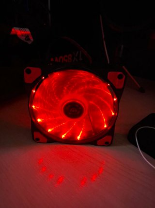 Ventilador 120mm Rojo