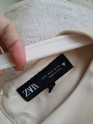 Vestido Zara Beige Largo
