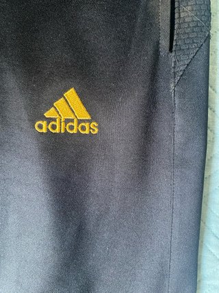 Pantalón Chándal Adidas Negro y Dorado