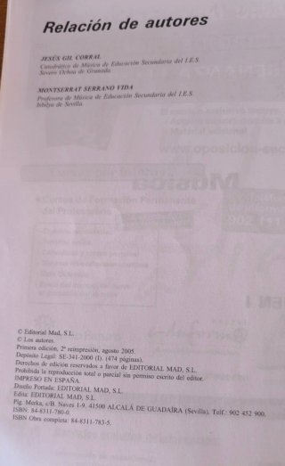 Temario para preparación de oposiciones de Música