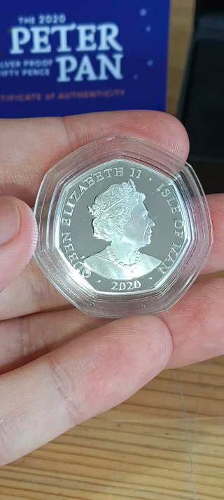 Moneda Plata Peter Pan 2020