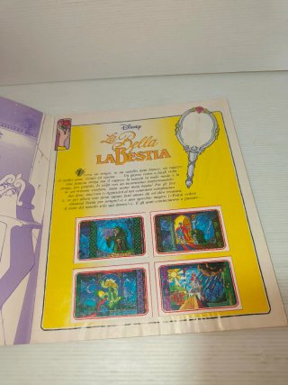 Album figurine La Bella e la bestia anni 90 LEGGI