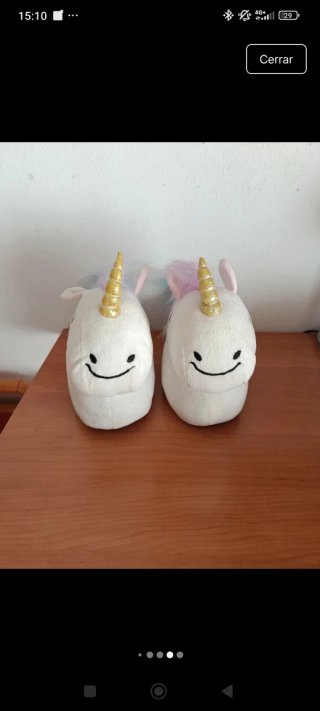 Zapatillas unicornio