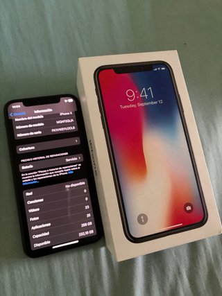iPhone X 256GB Gris Espacial