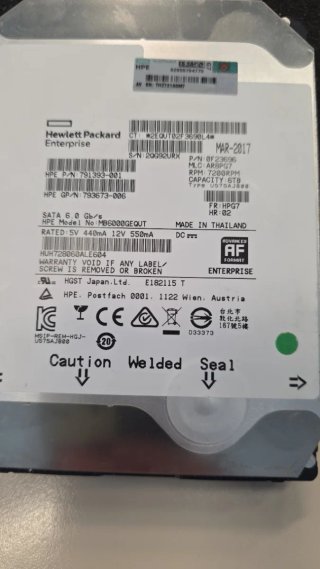 Hard disk HP 6TB Enterprise