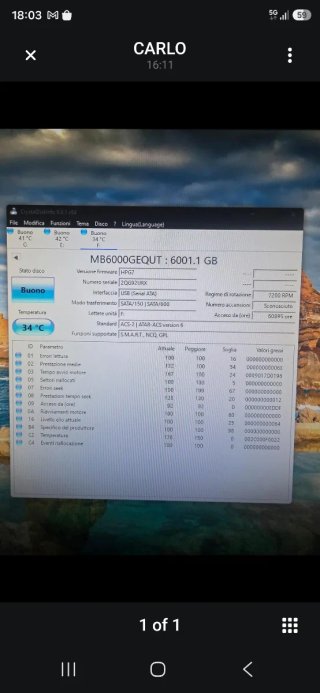 Hard disk HP 6TB Enterprise
