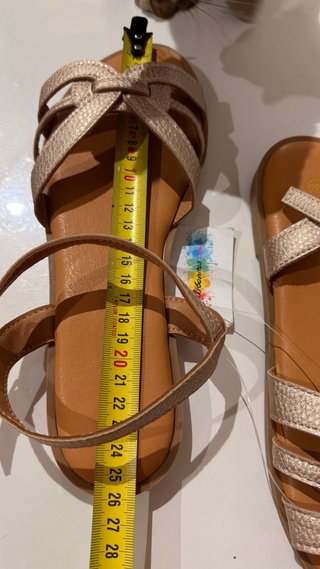 Sandalias Urbanitas Lady Talla 39 Doradas