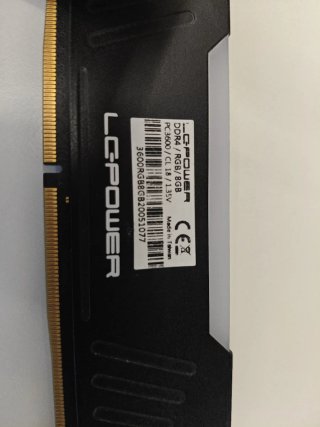 Pack 2x RAM LC-POWER DDR4 16GB PC3600 RGB CL18