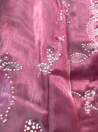 Conjunto fiesta morado bordado