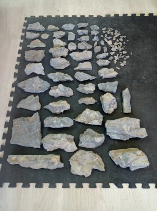 Rocas para acuario, estanque o decoración