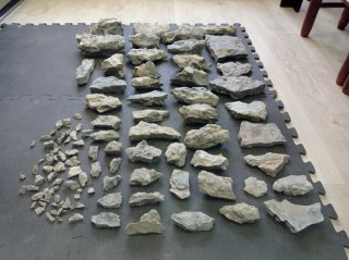 Rocas para acuario, estanque o decoración