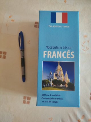 Caja Fichas Vocabulario Básico Francés