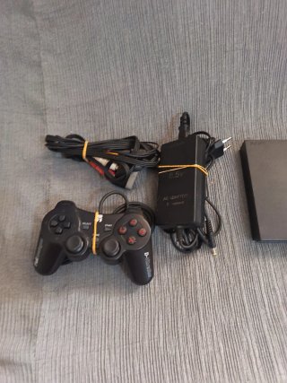 Consola PlayStation 2 Negra + Juegos y Mandos