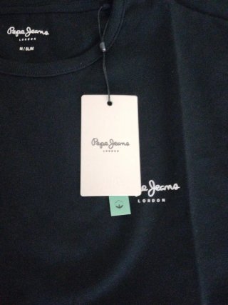 Camiseta Pepe Jeans Negra Talla M Slim