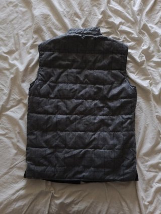 Chaleco reversible Álvaro Moreno azul/gris