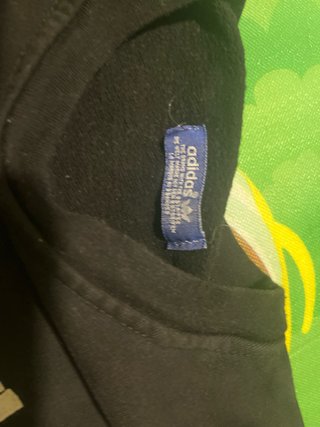 Sudadera Adidas Negra con Rayas