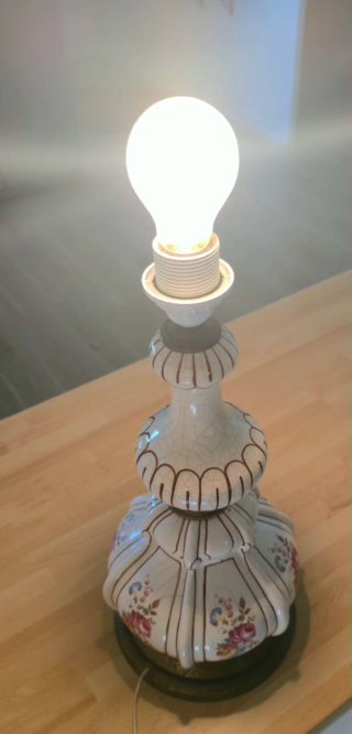 Lámpara Vintage Cerámica