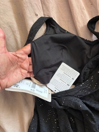Bañador Amoena Negro con detalles