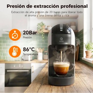 Cafetera de Cápsulas WOOK