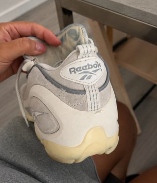 Zapatillas Reebok DMX Run 10 Talla 44 Beige/Gris