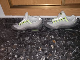 Nike Air Max 95 Zapatillas Grises y Verdes