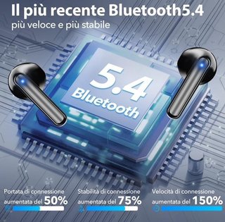 Auricolari Bluetooth JBES Neri