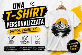 1 T-Shirt Personalizzata Unica Come Te