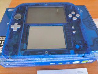 Nintendo 2DS Blu Trasparente Completa