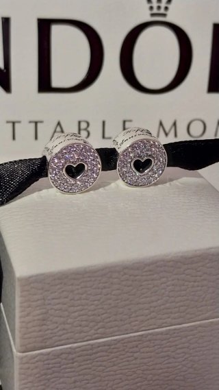 2 Charm Pandora Feliz aniversario con circonitas
