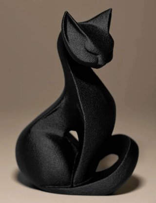 Decorazione scultura statua gatto per casa gato