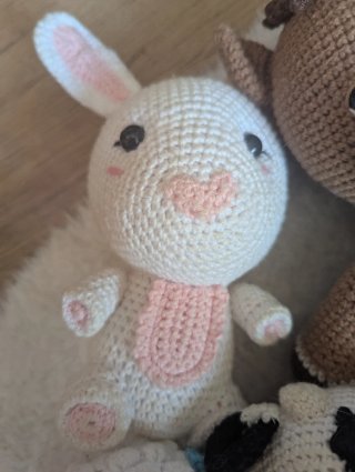 Lote Peluches Ganchillo Animales hechos a mano