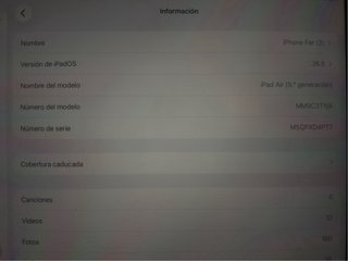 iPad Air 5ª Gen 64GB WiFi negro