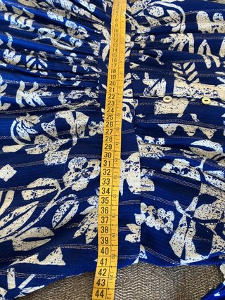 Vestido Tintoretto Azulón Estampado