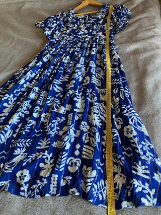 Vestido Tintoretto Azulón Estampado