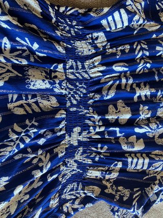 Vestido Tintoretto Azulón Estampado
