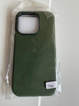 Funda Trenzada Verde iPhone 15 Pro