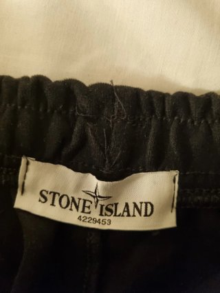Stone Island Pantalones Cortos Negros