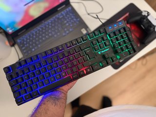 Combo Teclado y Mouse Tempest RGB