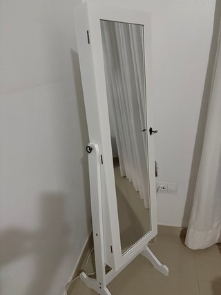 Espejo Joyero Blanco