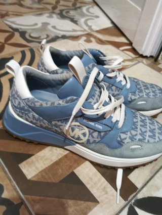 Zapatillas Michael Kors Mujer Azul/Blanco