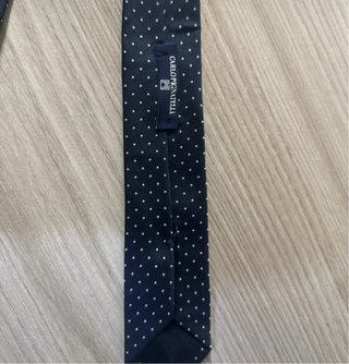 Cravatta Carlo Pignatelli pois bianchi