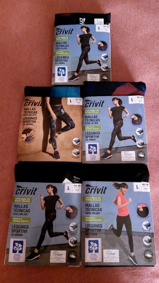 Mallas Crivit Talla L Multicolor