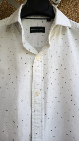 Camisa blanca algodón Marco Adireli