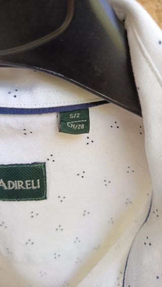 Camisa blanca algodón Marco Adireli