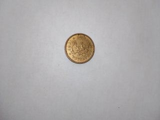 Moneda antigua 10 Ore Noruega