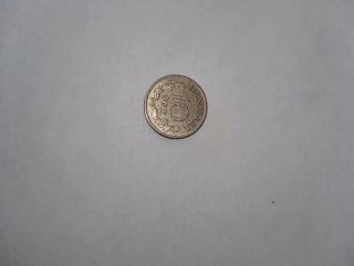 Moneda antigua 10 Ore Noruega